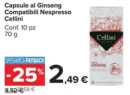 Carrefour Market Capsule al Ginseng Cellini offerta