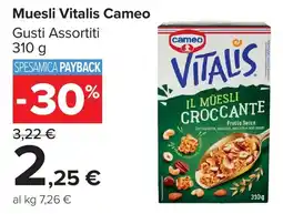 Carrefour Market Muesli Vitalis Cameo offerta
