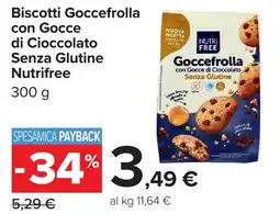 Carrefour Market Goccefrolla con Gocce di Cioccolato Senza Glutine Nutrifree offerta