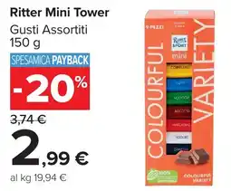 Carrefour Market Ritter Mini Tower Gusti Assortiti offerta