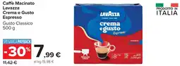 Carrefour Market Caffè Macinato Lavazza Crema e Gusto Espresso offerta