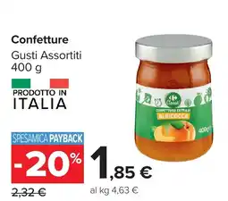 Carrefour Market Confettura Classic albicocca offerta
