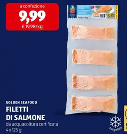 ALDI Golden Seafood Filetti di Salmone offerta