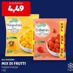 ALDI All Seasons Mix di frutti offerta