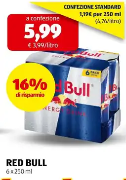 ALDI Red Bull offerta