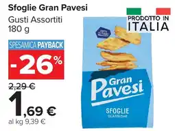 Carrefour Market Sfoglie Gran Pavesi offerta