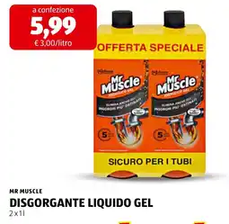 ALDI Mr Muscle disgorgante liquido gel offerta