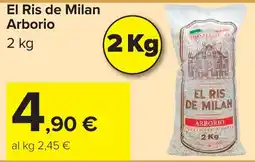 Carrefour Market El Ris de Milan Arborio offerta
