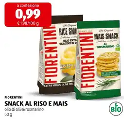 ALDI Fiorentini snack al riso e mais offerta