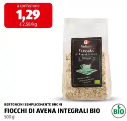 ALDI Bertoncini Fiocchi di Avena Integrali Bio offerta