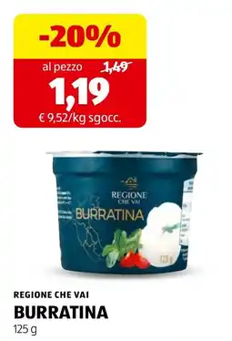 ALDI Regione che vai Burratina offerta