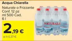 Carrefour Market Acqua Chiarella offerta