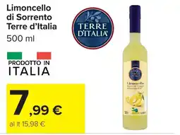 Carrefour Market Limoncello di Sorrento Terre d'Italia offerta