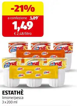 ALDI Estathe limone/pesca offerta