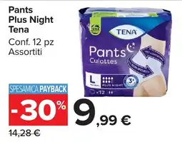 Carrefour Market Pants Plus Night Tena offerta