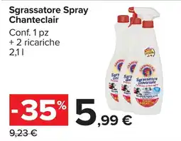 Carrefour Market Sgrassatore Spray Chanteclair offerta