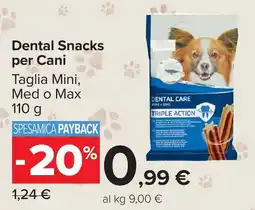 Carrefour Market Dental Snacks per Cani offerta