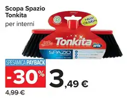 Carrefour Market Scopa Spazio Tonkita per interni offerta