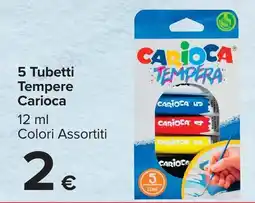 Carrefour Market Tubetti Tempera Carioca offerta