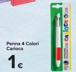 Carrefour Market Penna 4 Colori Carioca offerta
