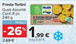 Carrefour Market Frosta Tortini Gusti Assortiti offerta