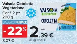 Carrefour Market Valsoia Cotoletta Vegetariana offerta