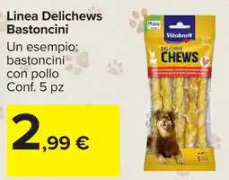 Carrefour Market Vitakraft Delichews Bastoncini offerta