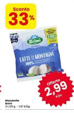 Eurospar Mozzarella offerta