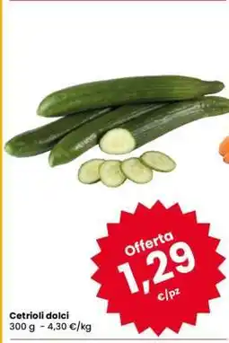 Eurospar Cetrioli dolci offerta
