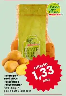 Eurospar Patate per Tutti gli Usi Passo Dopo Passo Despar offerta