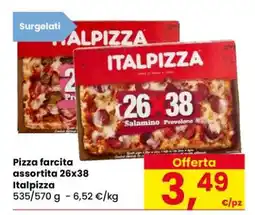 Eurospar Pizza farcita assortita 26x38 offerta