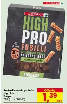 Eurospar Pasta di semola proteica High Pro offerta