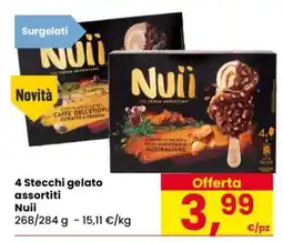 Eurospar 4 Stecchi gelato assortiti offerta
