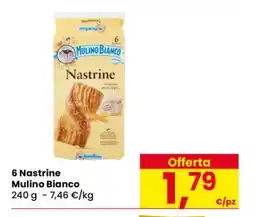 Eurospar 6 Nastrine Mulino Bianco offerta