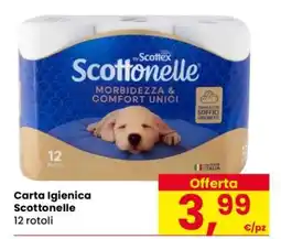 Eurospar Carta Igienica Scottonelle offerta