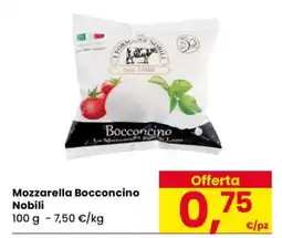 Eurospar Mozzarella Bocconcino Nobili offerta