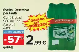 Carrefour Svelto Detersivo per Piatti offerta