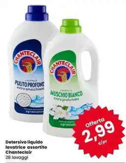 Eurospar Detersivo liquido lavatrice assortito Chanteclair offerta