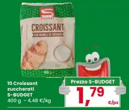 Eurospar 10 Croissant zuccherati offerta