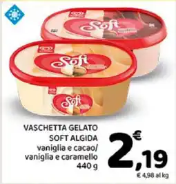 Conad VASCHETTA GELATO SOFT ALGIDA offerta