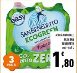 Conad ACQUA NATURALE EASY SAN BENEDETTO offerta