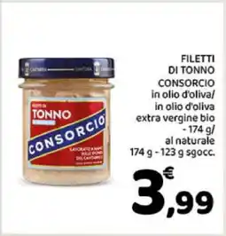 Conad FILETTI DI TONNO CONSORCIO offerta