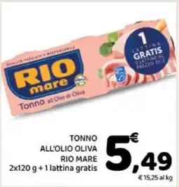 Conad Tonno all'olio oliva Rio Mare offerta