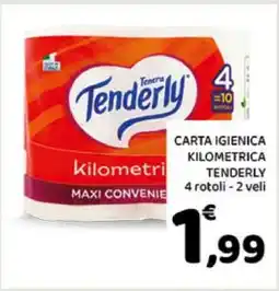 Conad Carta Igienica Kilometrica Tenderly offerta