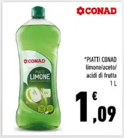 Conad PIATTI CONAD limone/aceto/acidi di frutta offerta