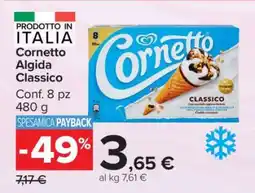 Carrefour Cornetto Algida Classico offerta