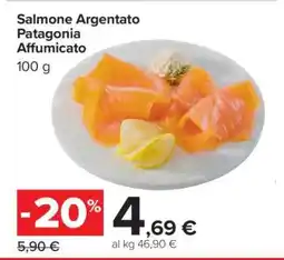 Carrefour Salmone Argentato Patagonia Affumicato offerta