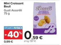 Carrefour Mini Croissant Bauli offerta