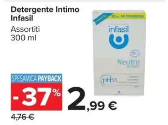 Carrefour Detergente Intimo Infasil offerta