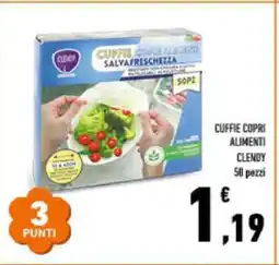 Conad CUFFIE COPRI ALIMENTI CLENDY offerta